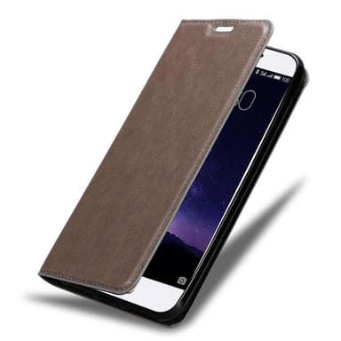 MEIZU MX6 Suojakuori Lompakkokotelo (Ruskea)