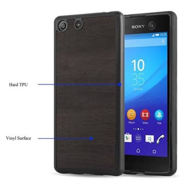 Sony Xperia M5 Suojakuori Kotelo (Musta)