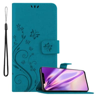 Huawei MATE 20 PRO Suojakuori Lompakkokotelo (Sininen)