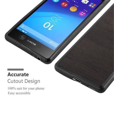 Sony Xperia M5 Suojakuori Kotelo (Musta)