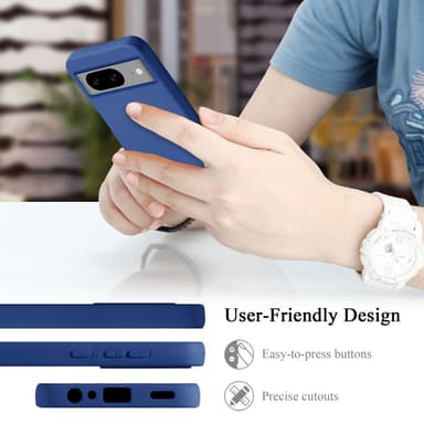 Google PIXEL 8 Suojakuori Kotelo Case (Sininen)