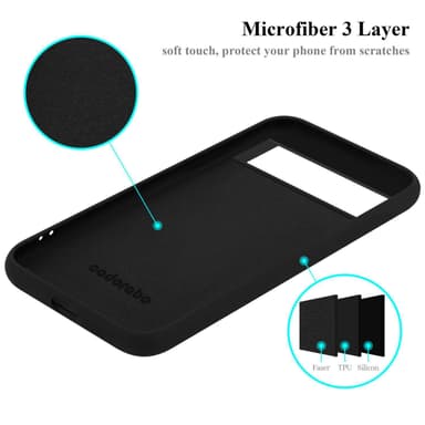 Google PIXEL 6 Suojakuori Kotelo Case (Musta)