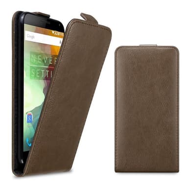 OnePlus 2 Suojakuori Lompakkokotelo (Ruskea)