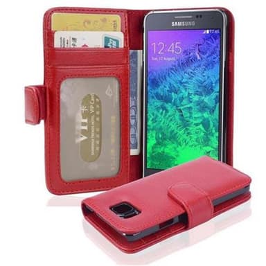 Samsung Galaxy ALPHA Suojakuori Kotelo (Punainen)