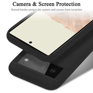 Google PIXEL 6 Suojakuori Kotelo Case (Musta)