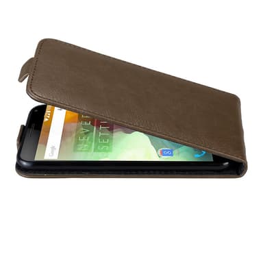 OnePlus 2 Suojakuori Lompakkokotelo (Ruskea)