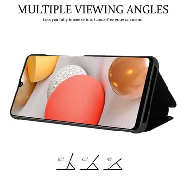Suojakuori Samsung Galaxy A42 4G Lompakkokotelo (Musta)