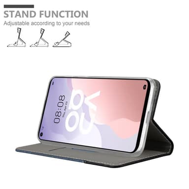 Huawei NOVA 7 SE Suojakuori Lompakkokotelo (Sininen)