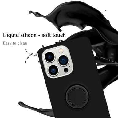 iPhone 14 PRO MAX Suojakuori Case Kotelo (Musta)
