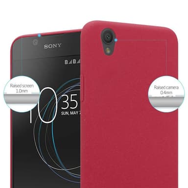 Sony Xperia L1 Suojakuori Kotelo Case (Punainen)