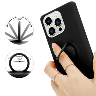 iPhone 14 PRO MAX Suojakuori Case Kotelo (Musta)