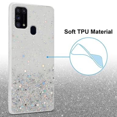 Samsung Galaxy M31 Suojakuori Kotelo (Läpinäkyvä)