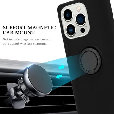 iPhone 14 PRO MAX Suojakuori Case Kotelo (Musta)
