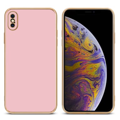 iPhone X / XS Suojakuori Cover (Vaaleanpunainen)
