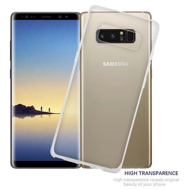 Samsung Galaxy NOTE 8 Suojakuori Kotelo (Läpinäkyvä)
