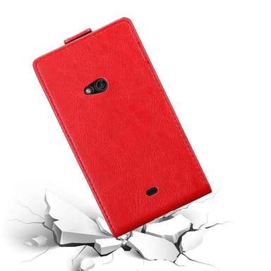 Nokia Lumia 625 Suojakuori Lompakkokotelo (Punainen)