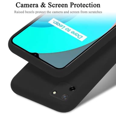 Realme C11 2020 Suojakuori Kotelo Case (Musta)
