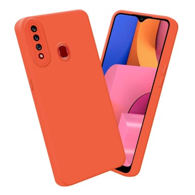 Samsung Galaxy A20s Suojakuori Kotelo (Oranssi)