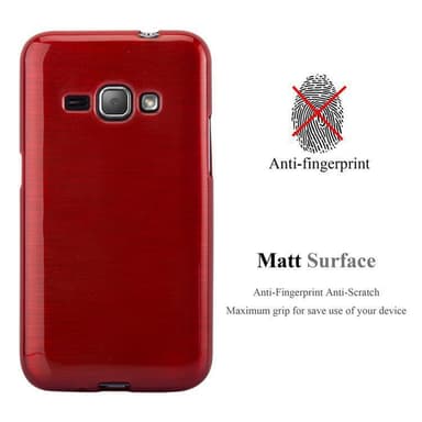 Samsung Galaxy J1 2016 Suojakuori Kotelo (Punainen)