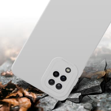 Samsung Galaxy A12 / M12 Suojakuori Kotelo (Valkoinen)