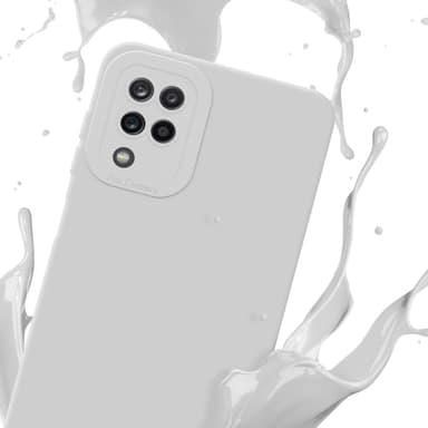 Samsung Galaxy A12 / M12 Suojakuori Kotelo (Valkoinen)