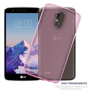 LG STYLUS 3 Suojakuori Kotelo (Vaaleanpunainen)