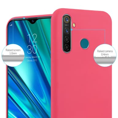 Suojakuori Realme 5 PRO / Realme Q Kotelo (Punainen)