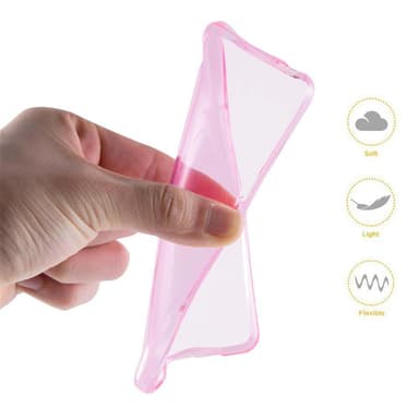 LG STYLUS 3 Suojakuori Kotelo (Vaaleanpunainen)
