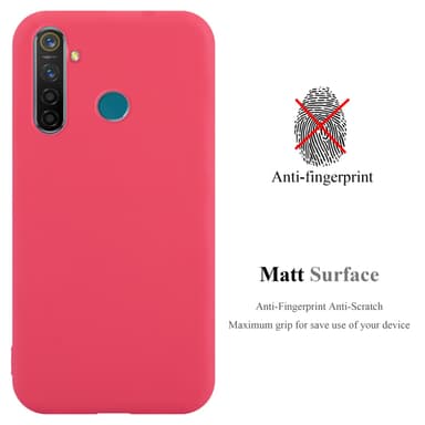 Suojakuori Realme 5 PRO / Realme Q Kotelo (Punainen)