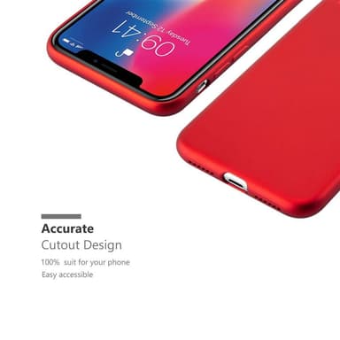 iPhone X / XS Suojakuori Kotelo (Punainen)