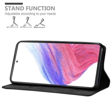 Samsung Galaxy A53 5G Suojakuori Lompakkokotelo (Musta)