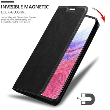 Samsung Galaxy A53 5G Suojakuori Lompakkokotelo (Musta)
