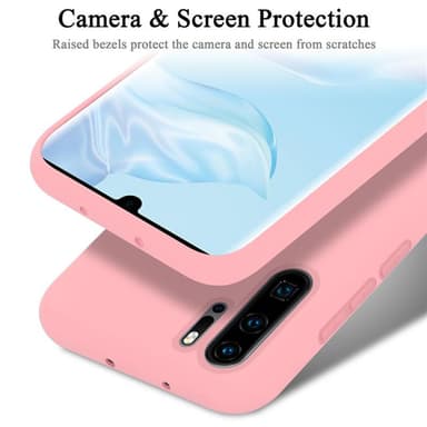 Huawei P30 PRO Suojakuori Kotelo (Vaaleanpunainen)