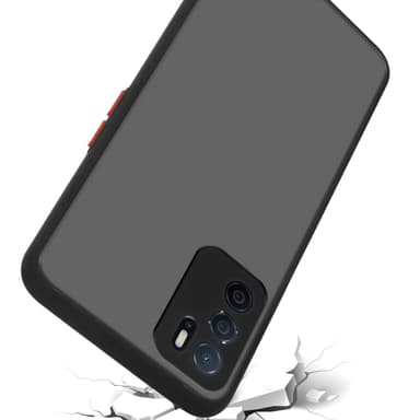 Oppo A16s / A54s Suojakuori Kotelo (Musta)