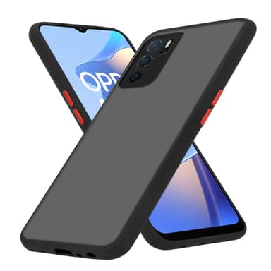Oppo A16s / A54s Suojakuori Kotelo (Musta)