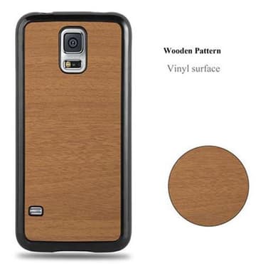Samsung Galaxy S5 / S5 NEO Suojakuori Kotelo (Ruskea)