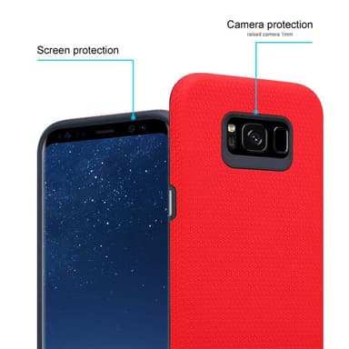 Samsung Galaxy S8 Suojakuori Kotelo (Punainen)
