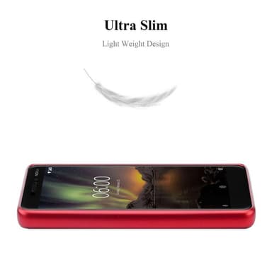 Nokia 6.1 Suojakuori Kotelo (Punainen)