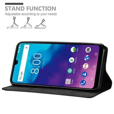 ZTE Blade V10 VITA Suojakuori Lompakkokotelo (Musta)