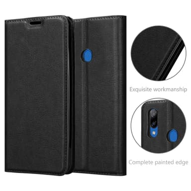 ZTE Blade V10 VITA Suojakuori Lompakkokotelo (Musta)
