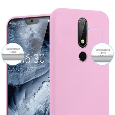 Suojakuori Nokia 6.1 PLUS / X6 Kotelo (Vaaleanpunainen)