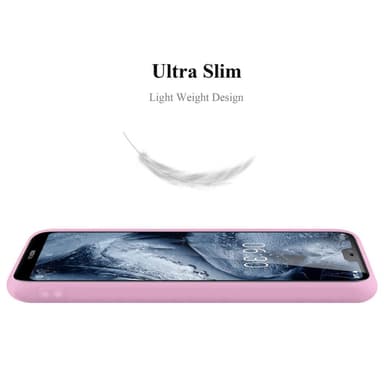 Suojakuori Nokia 6.1 PLUS / X6 Kotelo (Vaaleanpunainen)