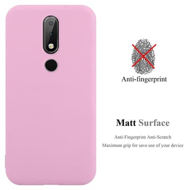 Suojakuori Nokia 6.1 PLUS / X6 Kotelo (Vaaleanpunainen)