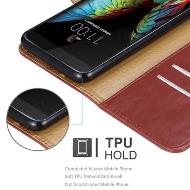 LG K10 2016 Suojakuori Lompakkokotelo (Punainen)