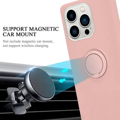 iPhone 14 PRO Suojakuori Kotelo (Vaaleanpunainen)