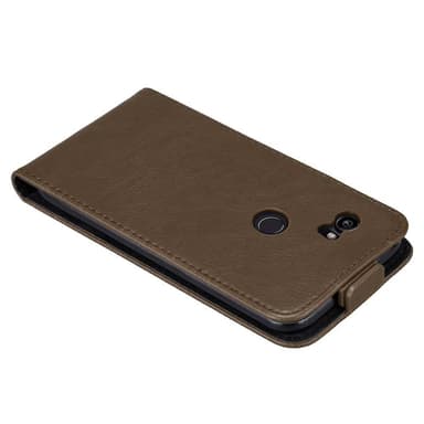 Google PIXEL 2 XL Suojakuori Lompakkokotelo (Ruskea)