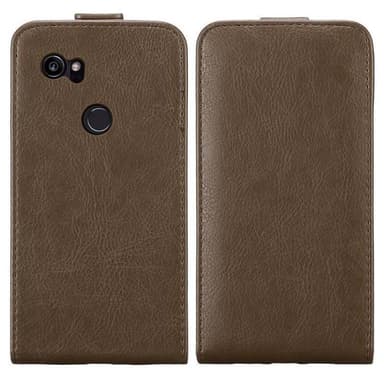 Google PIXEL 2 XL Suojakuori Lompakkokotelo (Ruskea)