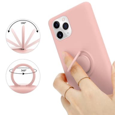 iPhone 11 PRO MAX Suojakuori Kotelo (Vaaleanpunainen)
