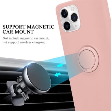 iPhone 11 PRO MAX Suojakuori Kotelo (Vaaleanpunainen)