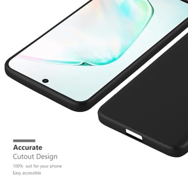 Samsung Galaxy NOTE 10 Suojakuori Kotelo (Musta)